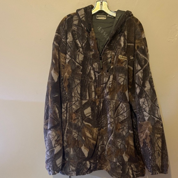 Field & Stream Brown Fleece Jacket - Picture 1 of 11